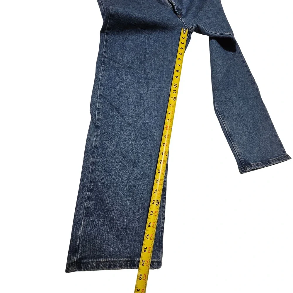 Wrangler Mens Jeans 36x29 Blue Denim Straight Leg Comfort Fit‎ Casual